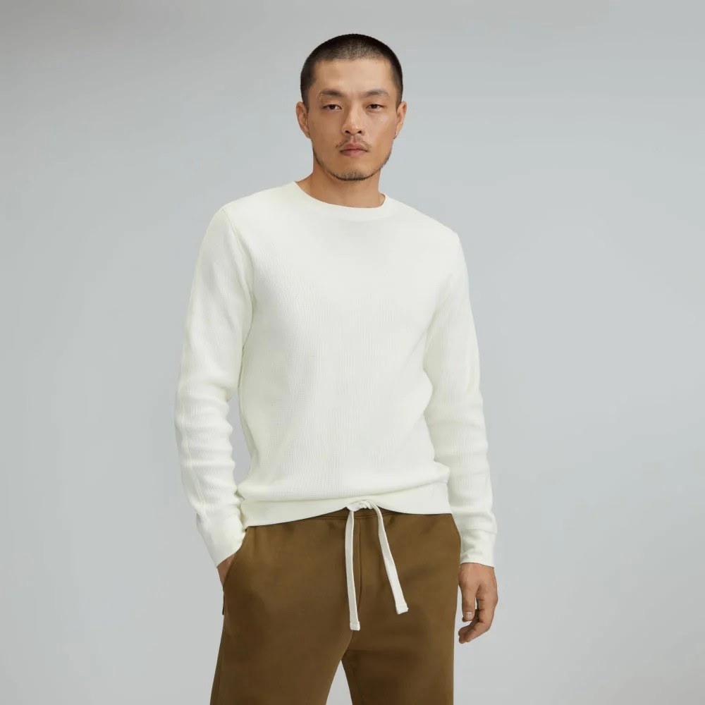Everlane Waffle Knit Long Sleeve